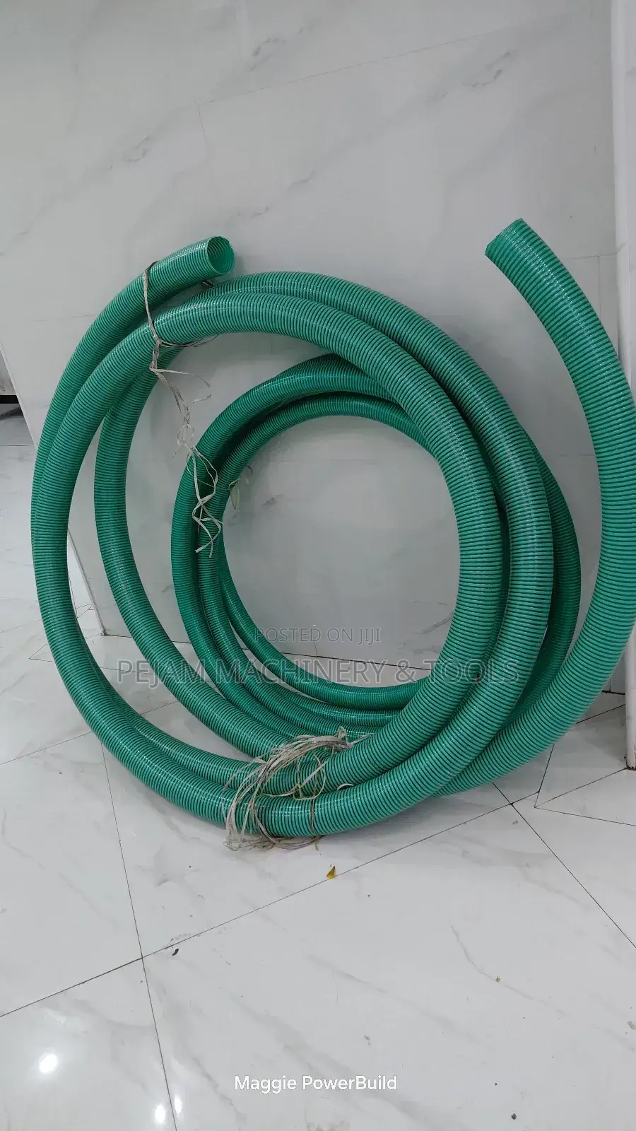 2" PVC Suction Hose Pipe Green Reinforced