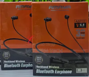 Amaya Asp02 *30hrs Talk Time* Wireless Bluetooth Neckband