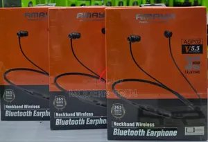 Amaya Asp02 Sports Bluetooth Neckband Earphones 30h Battery
