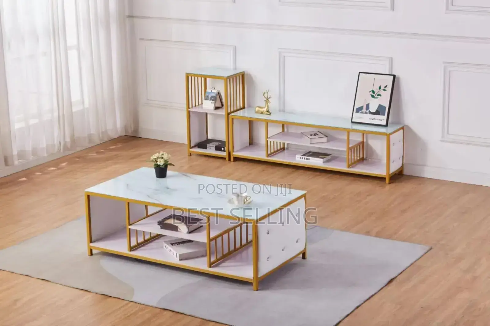 Golden Stand Coffee Table
