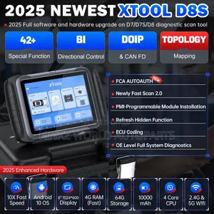 Xtool D8s Car Bidirectional Obd2 Diagnostic Scanner Key Programming