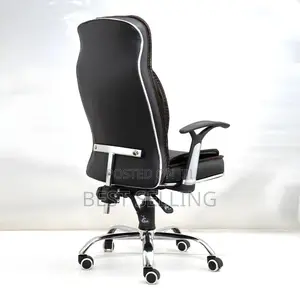 Black Leathered Office Chair