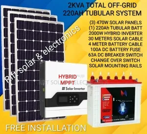 Perfect Standard 2kva Total Off-Grid Solar Solution