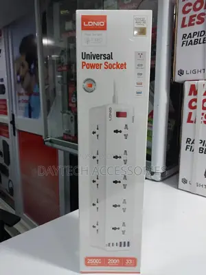 10 Ac Outlets Universal Power Strip (3usb-C 3usb-A) Ldnio Sc10610c.