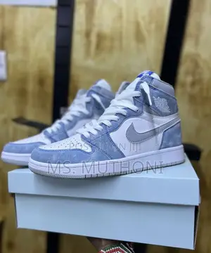 Nike Air Jordan 1 Retro High Og "Hyper Royal" / Co.Jp "Metallic Silver