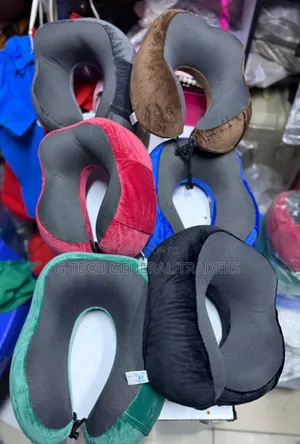 U-shaped Microfiber Multicolored Travel Neck Pillow