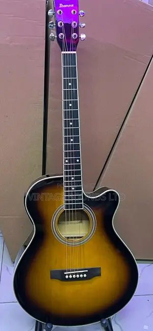 Ibanez 40” 6 Strings Semi Acoustic Electric Guitar- Brown Sunburst