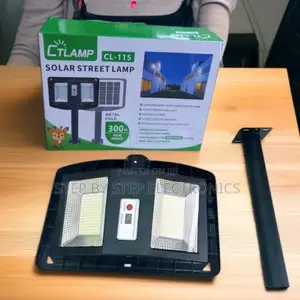 Ctlamp 300w Solar Street Light With Inbuilt Li-Ion Battery Sensor