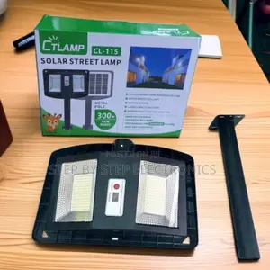 Ctlamp 300w Outdoor Security Solar Street Light With Long Runtime
