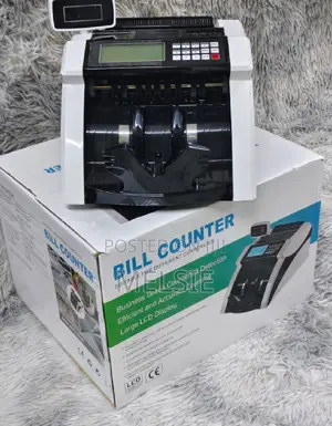 Bill Counting With Counterfeit Detection LCD Multi-Currency Support