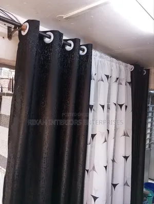 Black Heavy Curtains