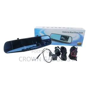 Full Hd Rearview Mirror Dash Cam 4.3" Screen Dual Camera Recorder