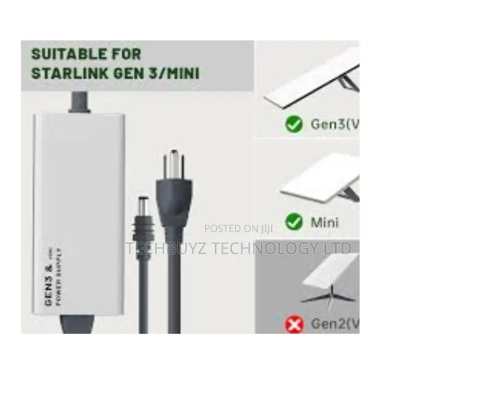 Starlink Power Supply Adapter For V3 &Mini