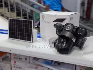Triple Lens Triple Screen Wifi/4g Solar CCTV Camera Outdoor