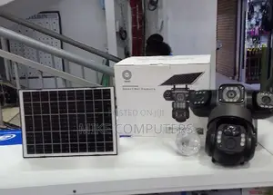 Triple Lens Triple Screen 4g Solar CCTV Camera Outdoor V380