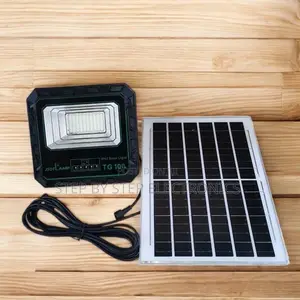 Jsot 100w Solar Flood Light With Remote Control Ip66 Waterproof