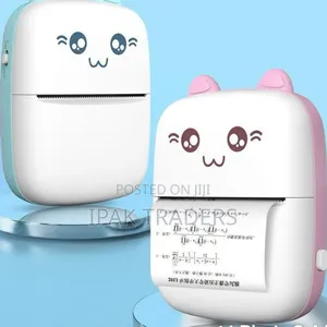 *Portable Mini Pocket Bluetooth Thermal Printers With 3 Free Roll