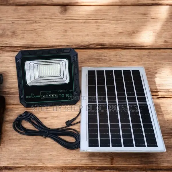 Jsot 100w Automatic Solar Flood Light With Light Control Sensor