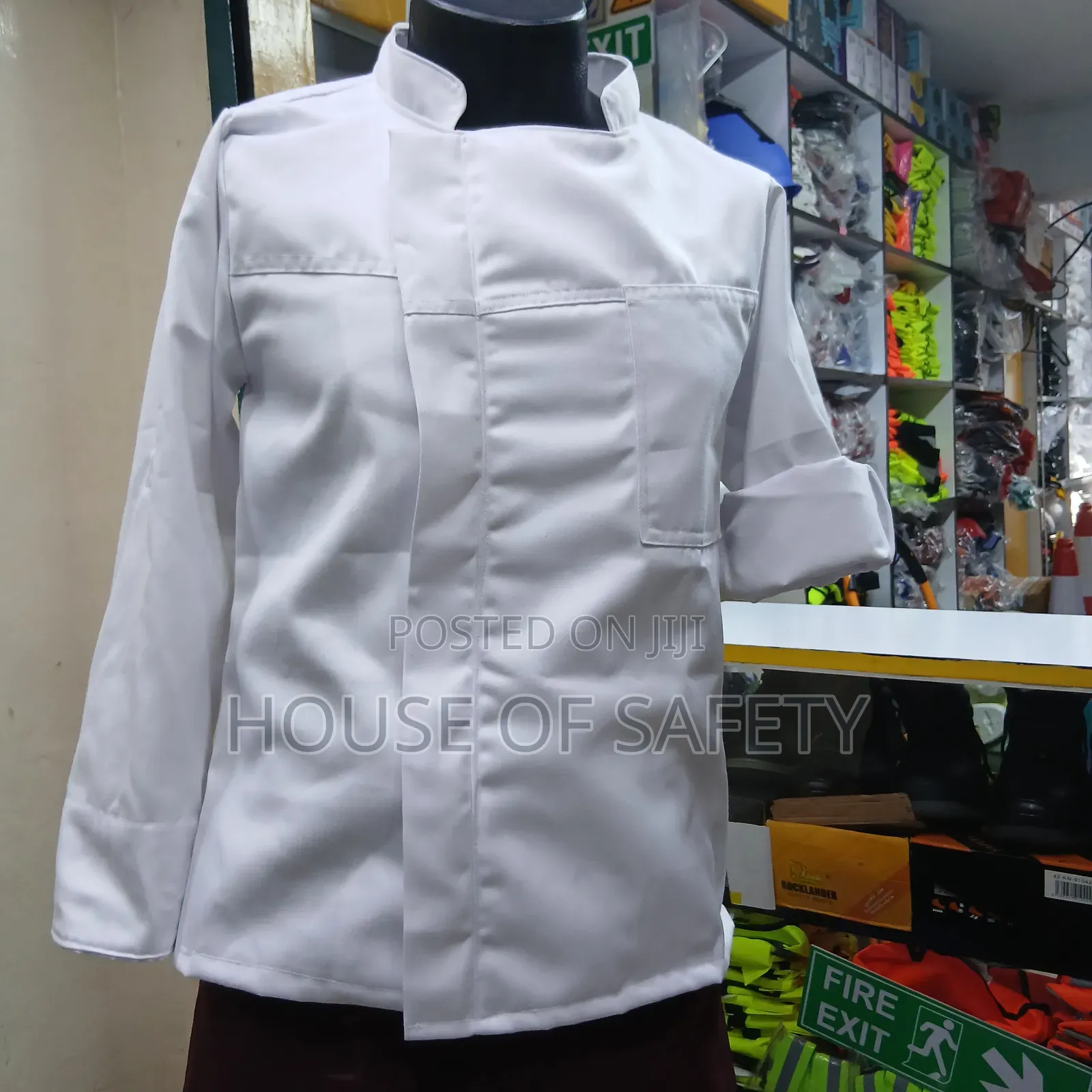 Wwhite Uunique Safety Chef Coats