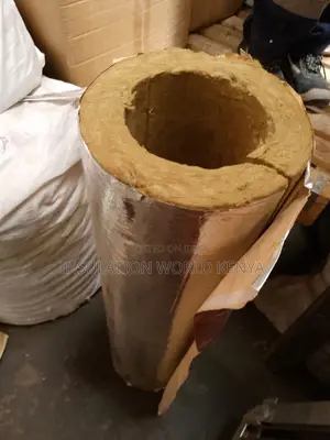 Rockwool Pipe – 50mm Wall, 6" Id, Thermal Acoustic Insulation