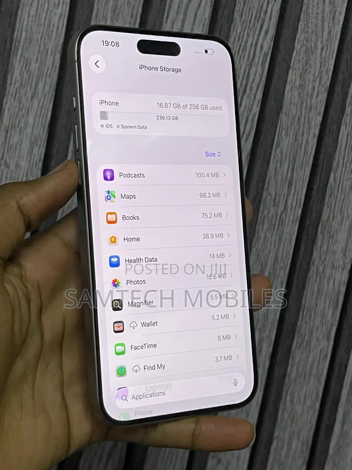 Apple iPhone 15 Pro Max 256 GB Silver