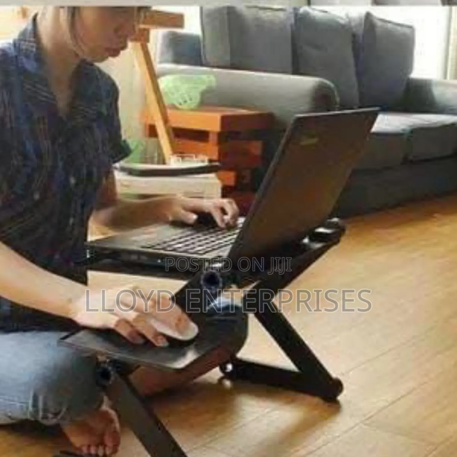 Black Multipurpose Laptop Stand