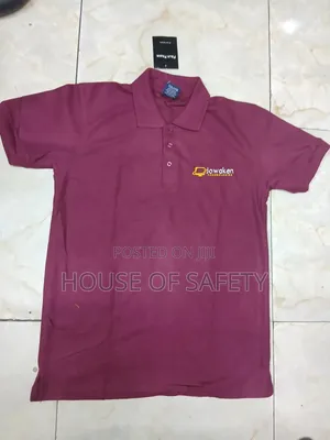 Slim Fit Polo T-Shirts in Light Maroon