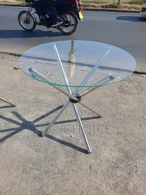 Round Glass Top Coffe Table