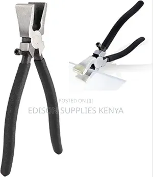 Glass Running Pliers Glass Breaking Plier Flat Nose 8" Score Line