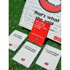 That's What She Said Card Game