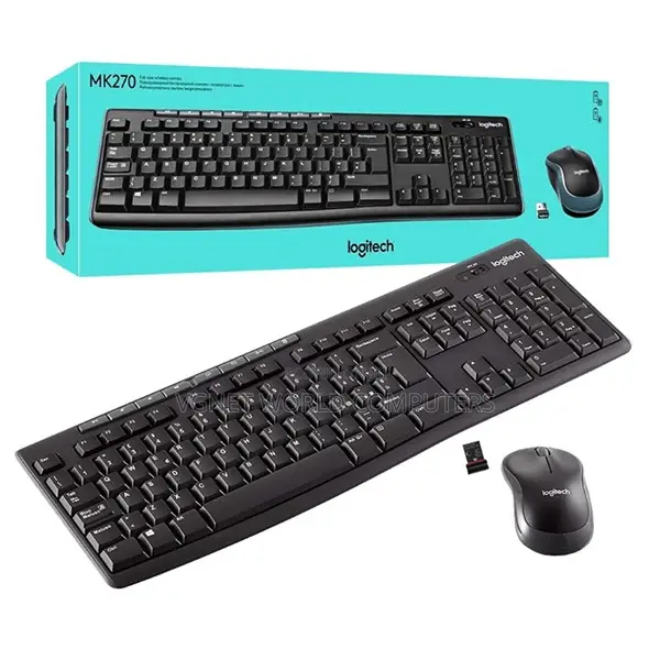 Logitech Mk270 Wireless Keyboard and Mouse Combo
