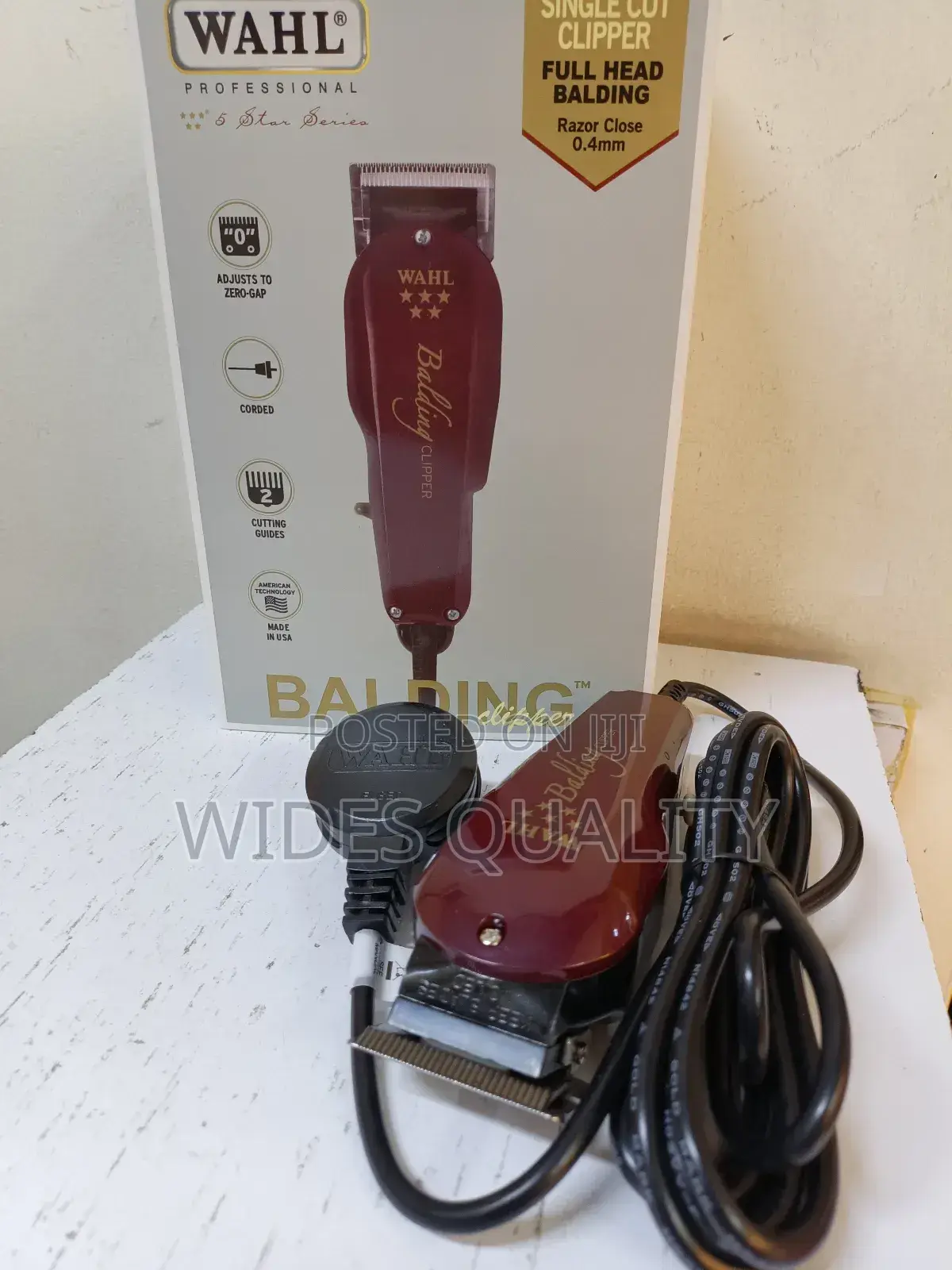 Wahl Professional 5-Star Balding Clipper.