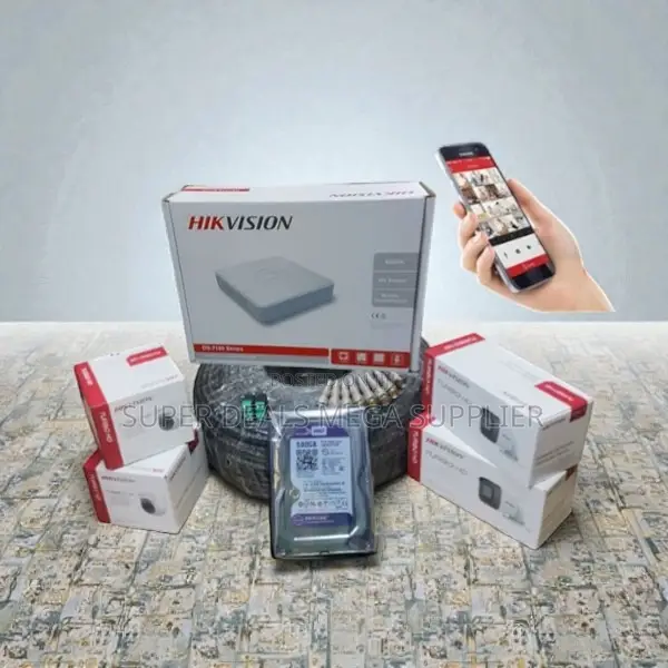 Home Security Surveillance Hikvision 4 1080p CCTV Complete System Kit