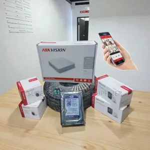 Low Cost Hikvision 4 Hd 1080p 2mp CCTV Cameras Complete System Kit