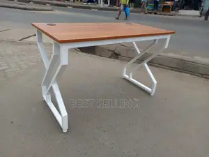 Brown Steel Stand Study/Office Table