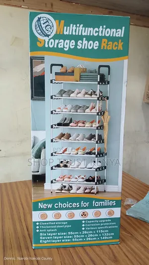 Multifunctional Adjustable Shoe Rack