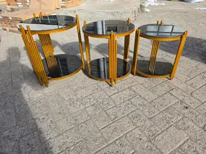 3 Set Black Coffee Table