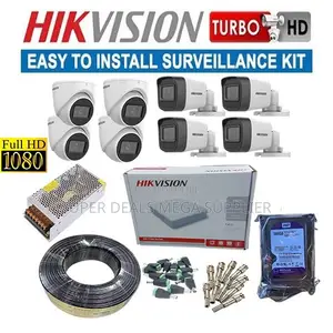 Enhanced Video Quality Hikvision 8 1080p Hd CCTV Cameras Complete Kit