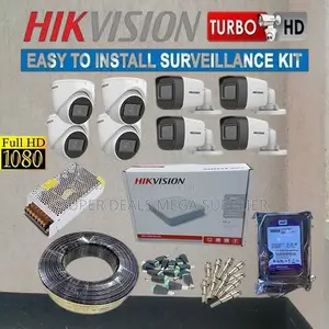 Cloud Storage Hikvision 8 1080p 2mp CCTV Cameras Complete System Kit