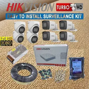 Maintenance Free Hikvision 8 1080p Hd CCTV Cameras Complete System Kit