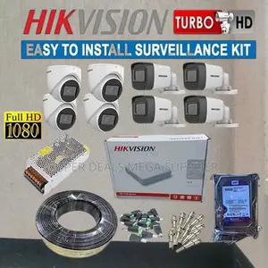 Hikvision 8 1080p Hd CCTV Cameras Energy Saving Complete System Kit
