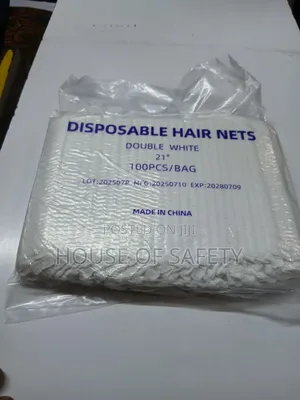 White Disposable Hair Caps