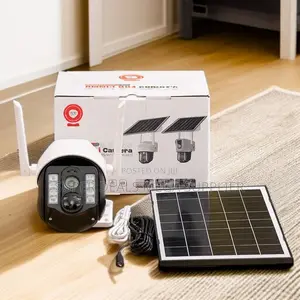V380 Pro 4g Solar Security Camera With Pir Human Detect and PTZ