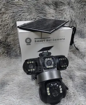 Triple Lens 4g Solar PTZ Camera Motion Alerts, and Night Vision