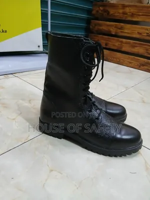 Cushioned Insoles Security Guard Boots