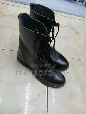 Leather Blend Security Guard Safety Boots