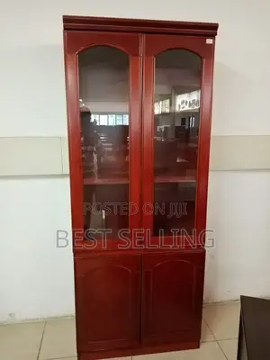 Red Brown 2door File Cabinet