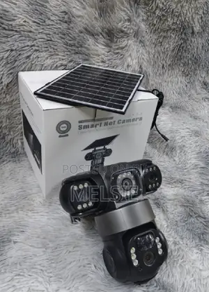 Smart Solar Light 4g 4mp Triple Lens (Three) Solar Powered PTZ Camera
