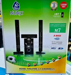 Nunix Nu-m7 12000w 3.1ch Multimedia Speaker System