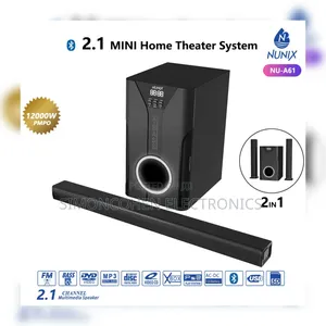 Nunix 2.1ch Soundbar Mini Home Theater System